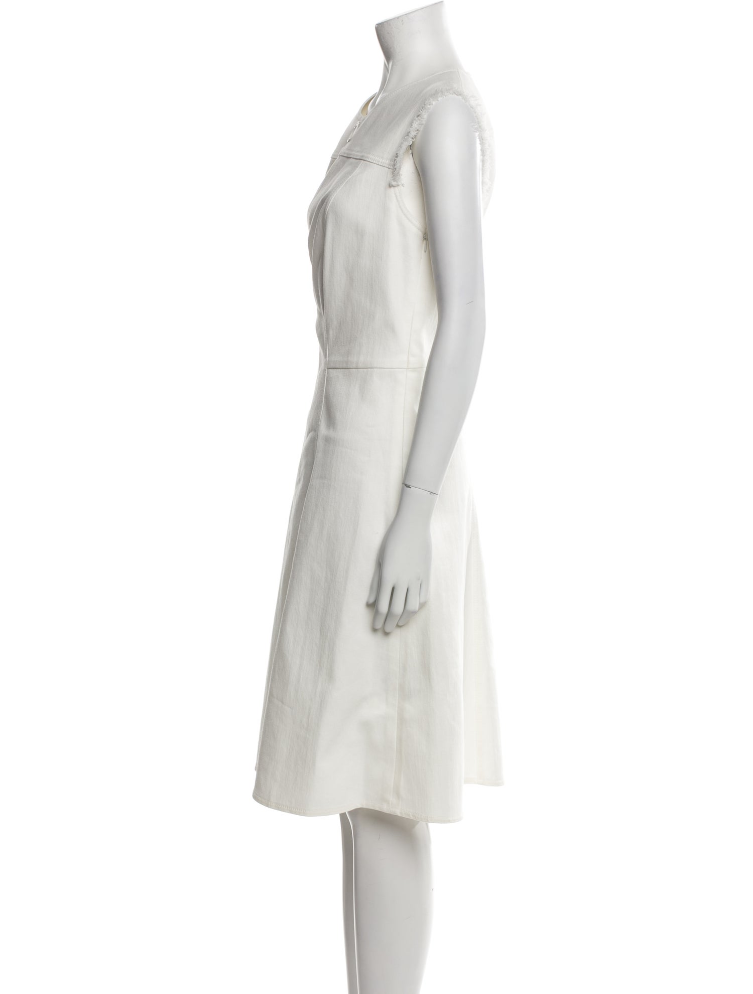 Akris Punto Crew Neck Midi Length Dress