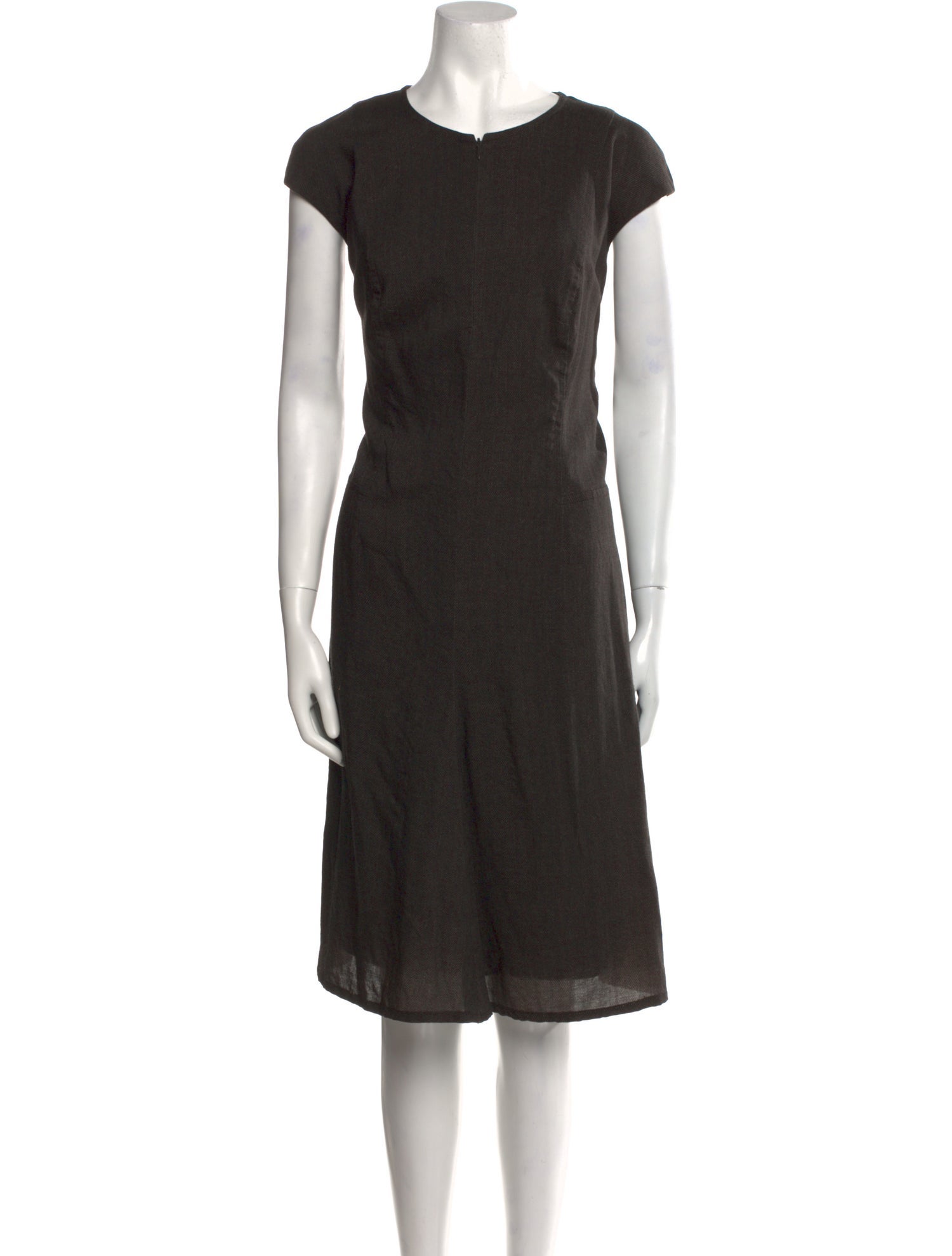 Akris Punto Wool Midi Length Dress