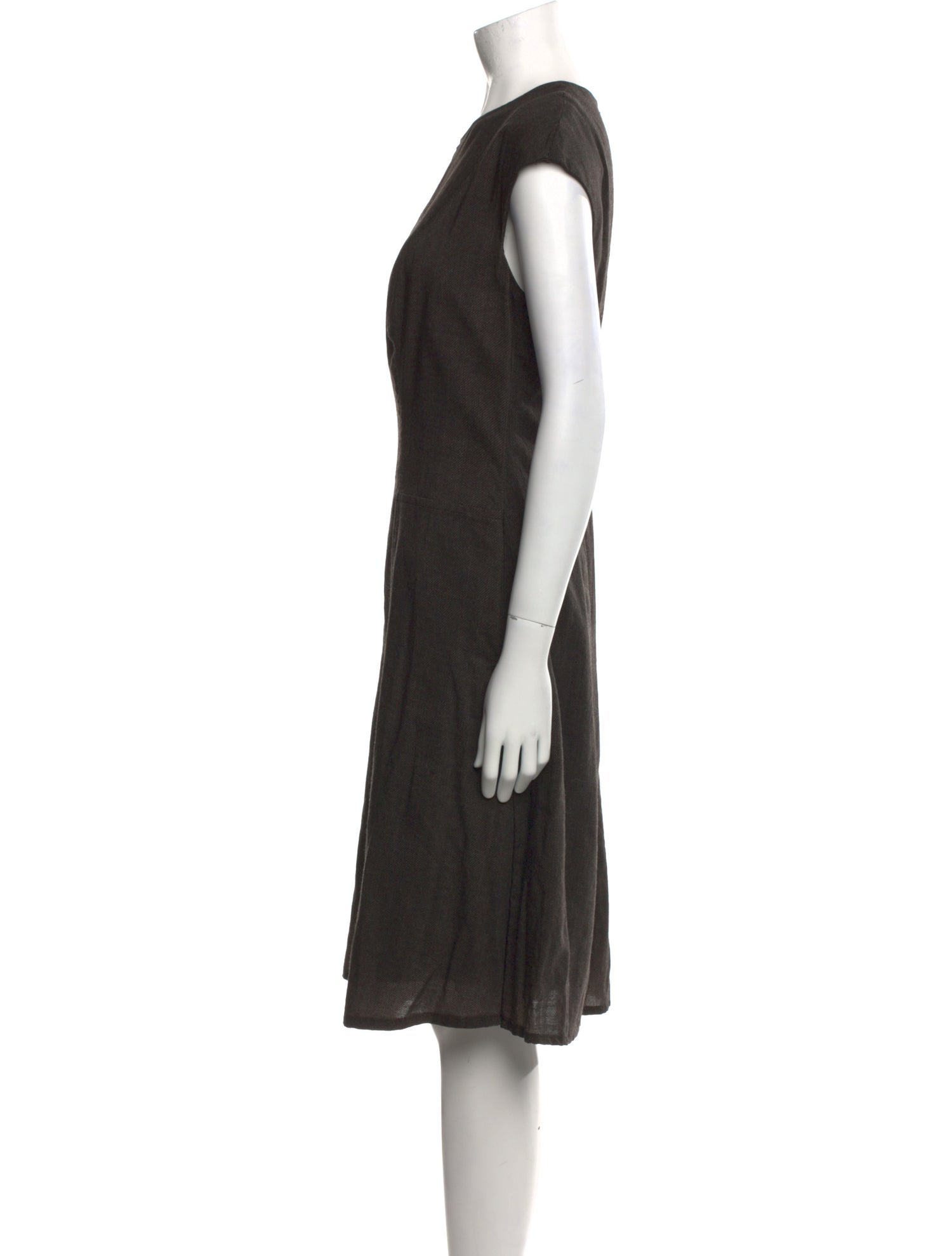 Akris Punto Wool Midi Length Dress
