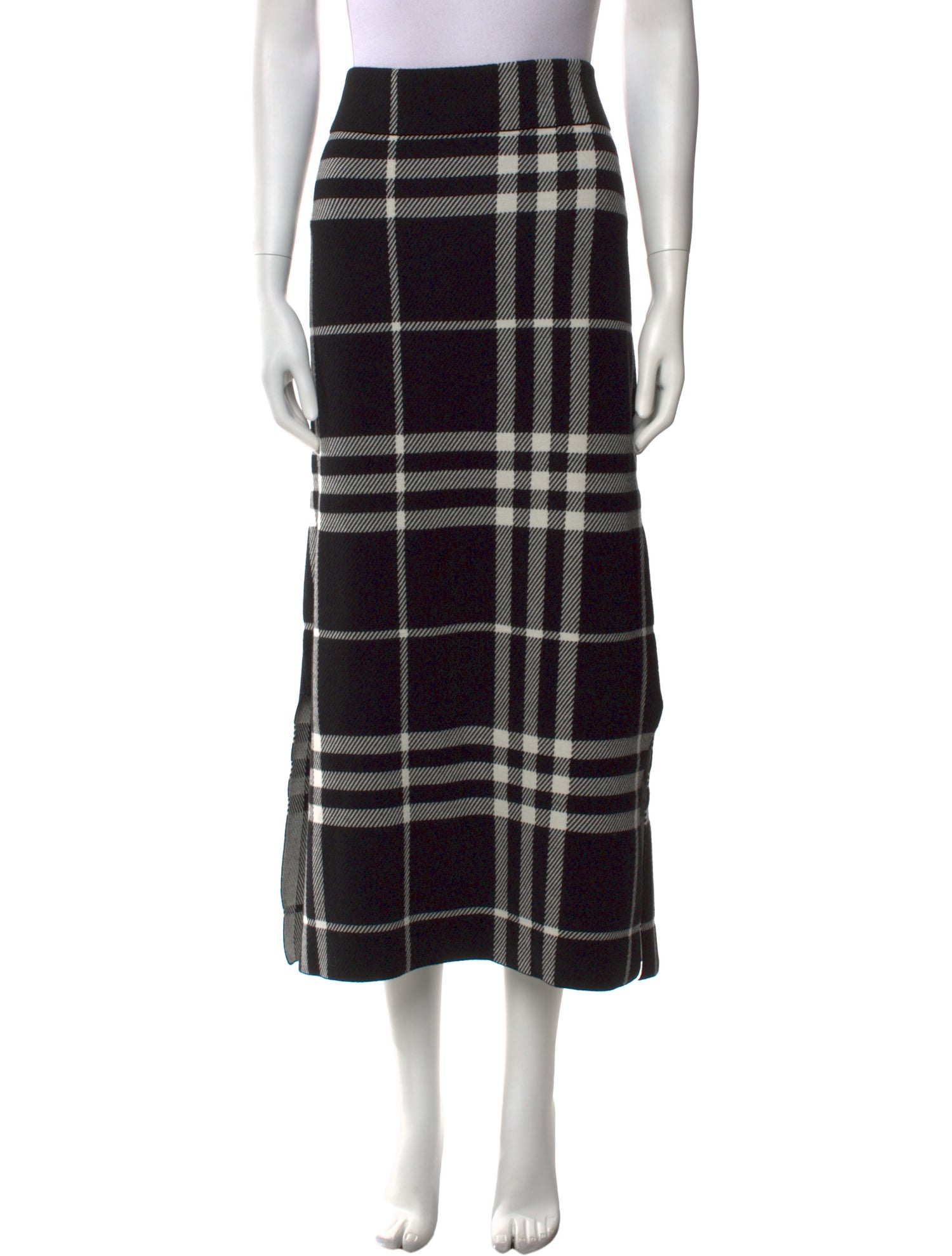 Akris Punto Virgin Wool Midi Length Skirt