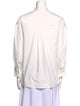 Akris Punto Mock Neck Long Sleeve Button-Up Top