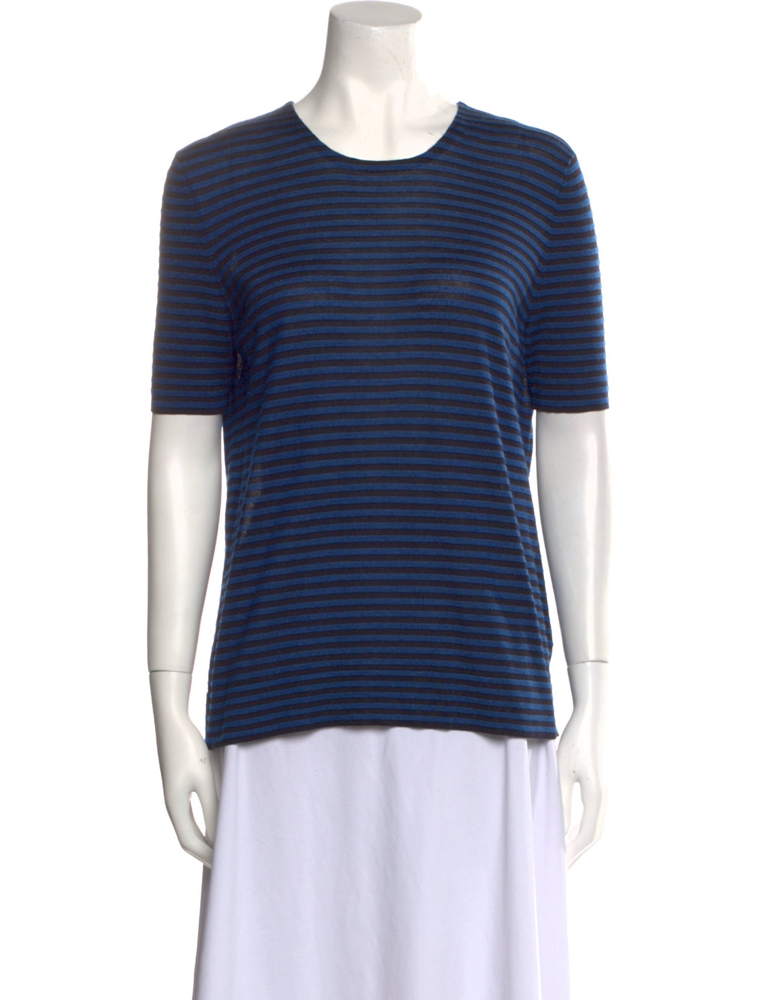 Akris Punto Cashmere Striped T-Shirt
