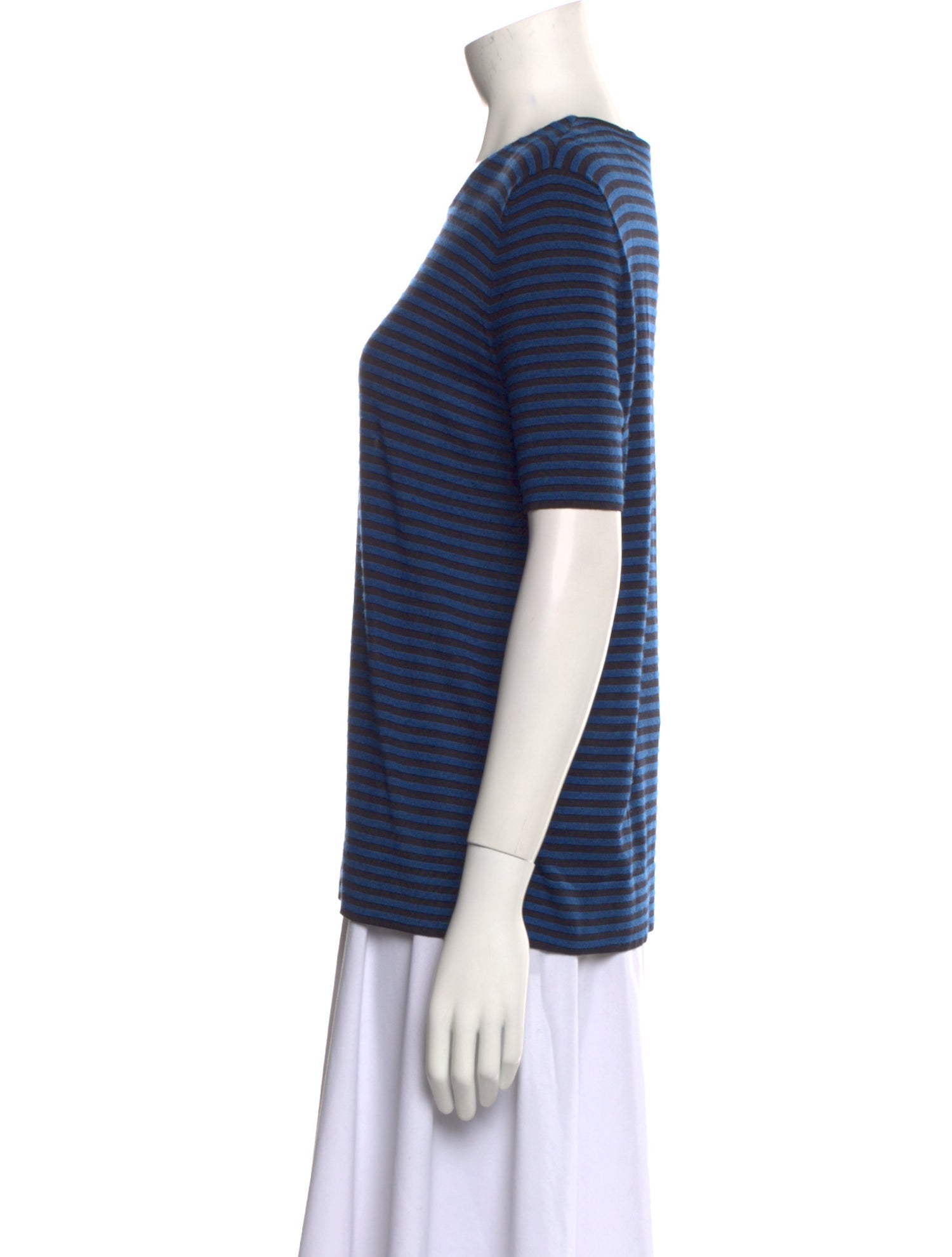 Akris Punto Cashmere Striped T-Shirt