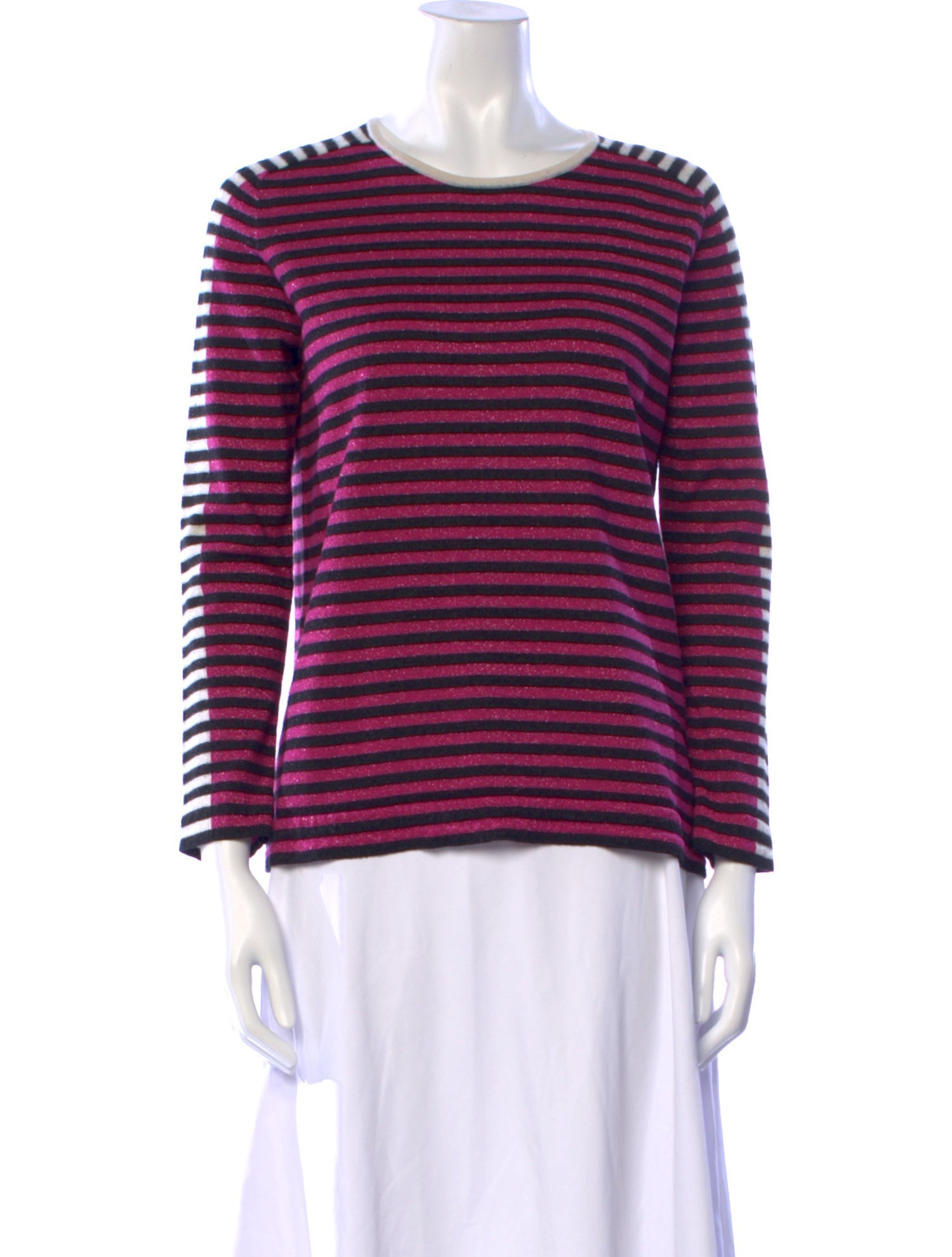 Akris Punto Wool Striped T-Shirt