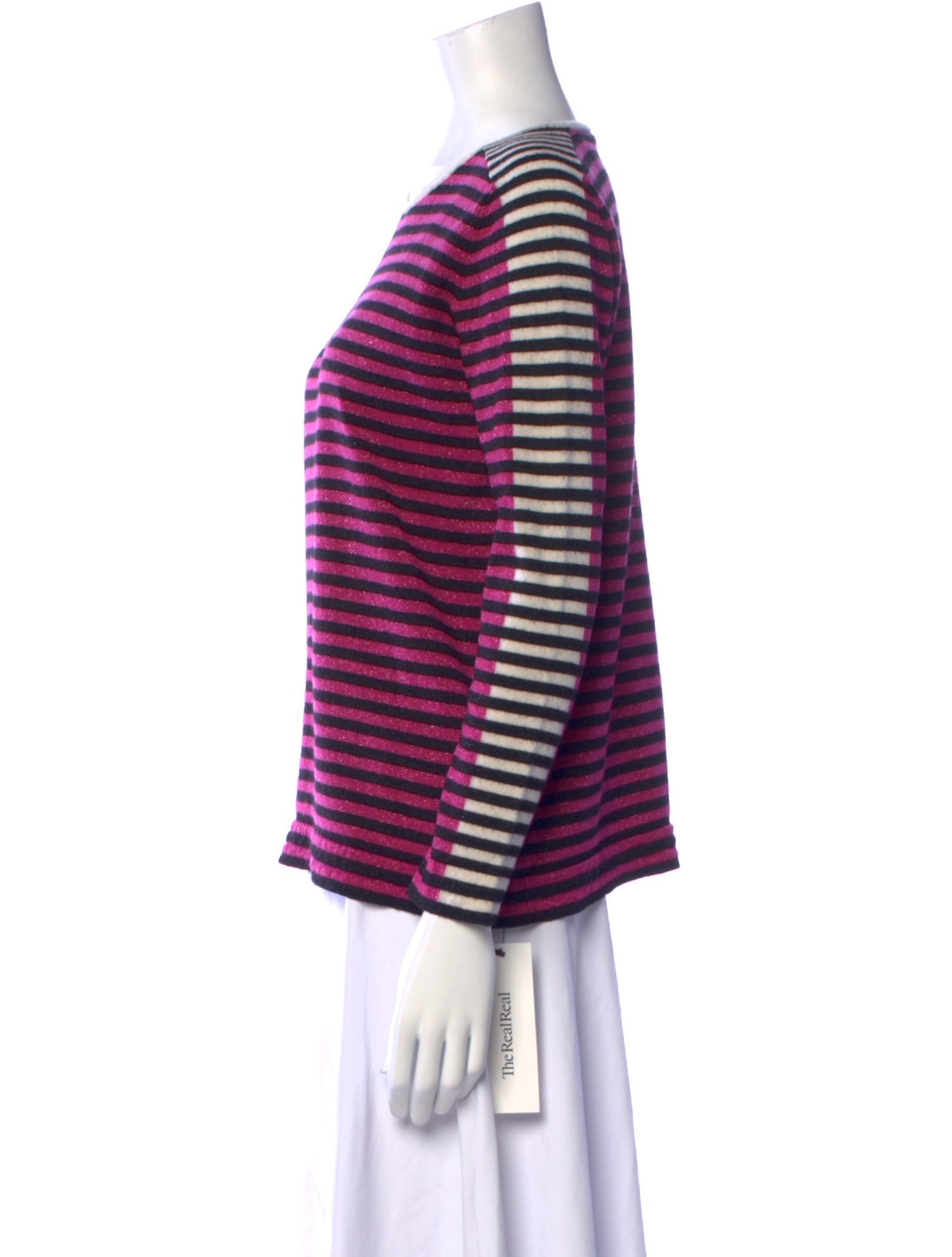 Akris Punto Wool Striped T-Shirt