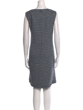 Akris Punto Tweed Pattern Knee-Length Dress