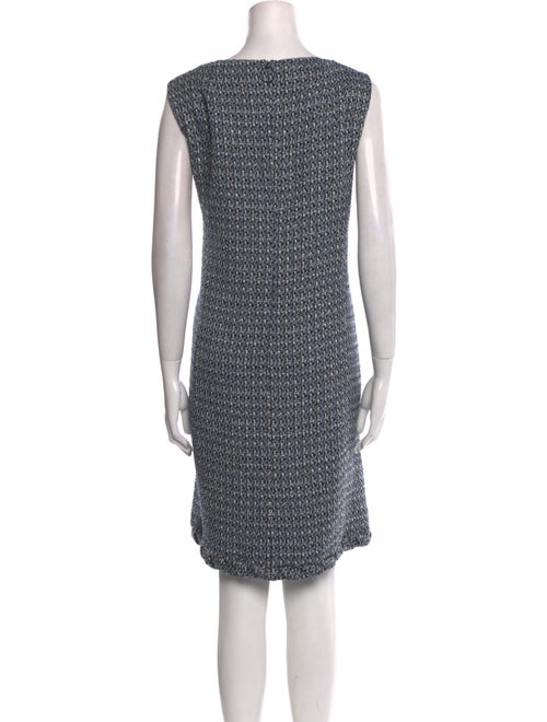 Akris Punto Tweed Pattern Knee-Length Dress