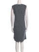 Akris Punto Tweed Pattern Knee-Length Dress