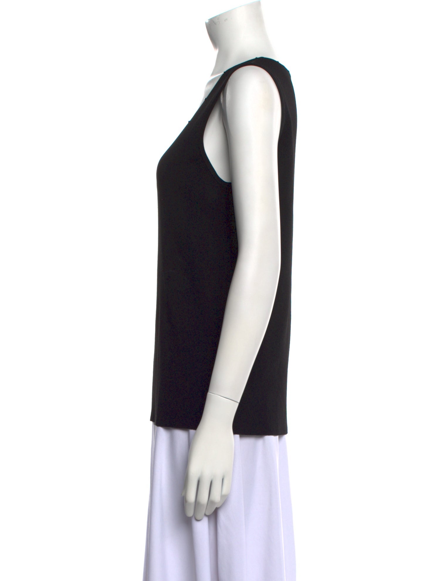 Akris Punto Scoop Neck Sleeveless Top