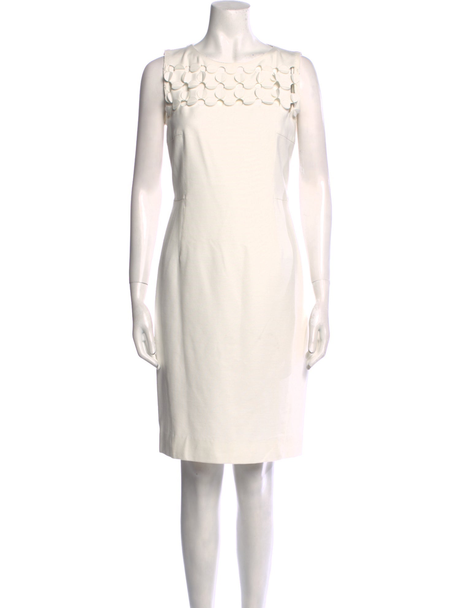 Akris Punto Bateau Neckline Knee-Length Dress