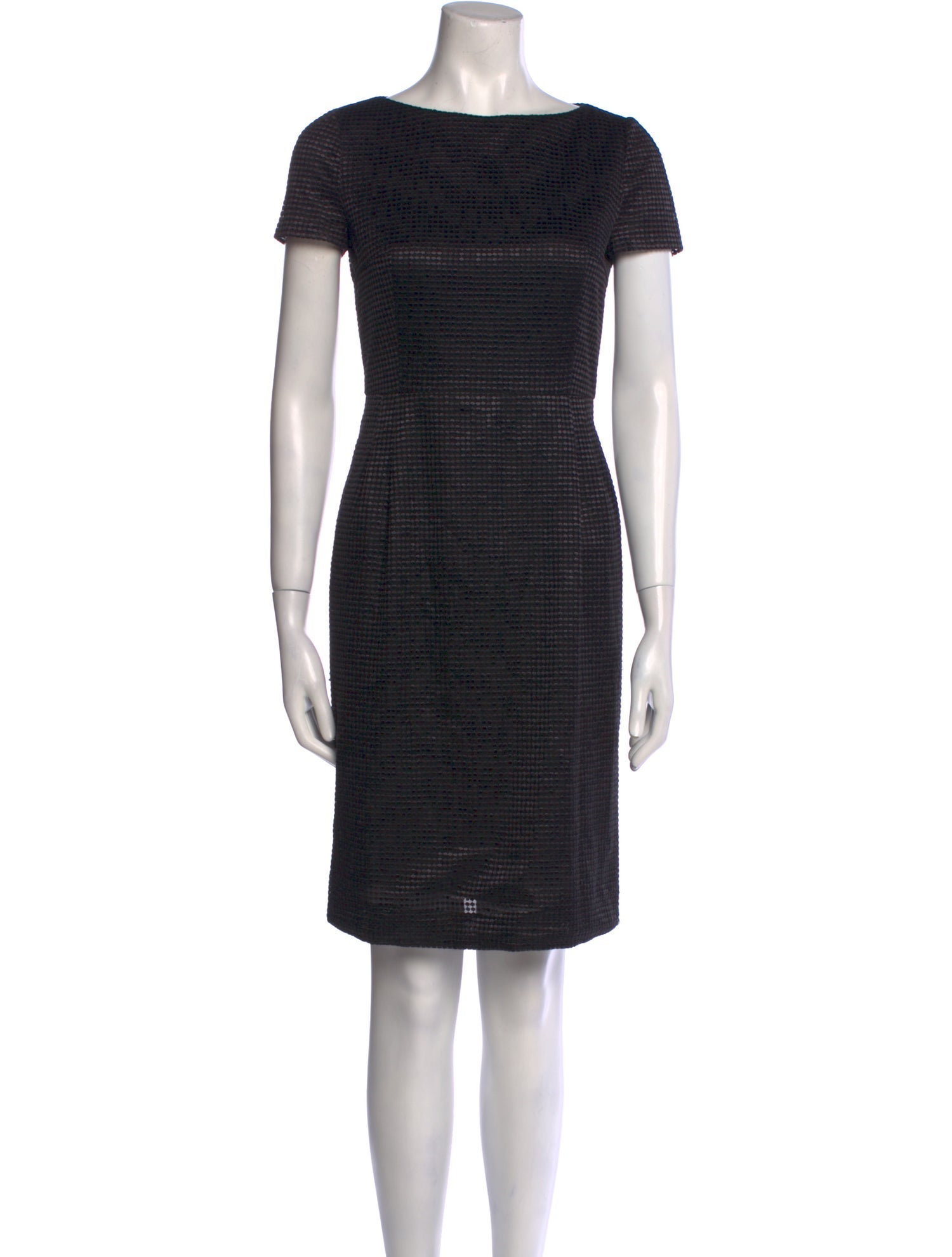 Akris Punto Bateau Neckline Knee-Length Dress