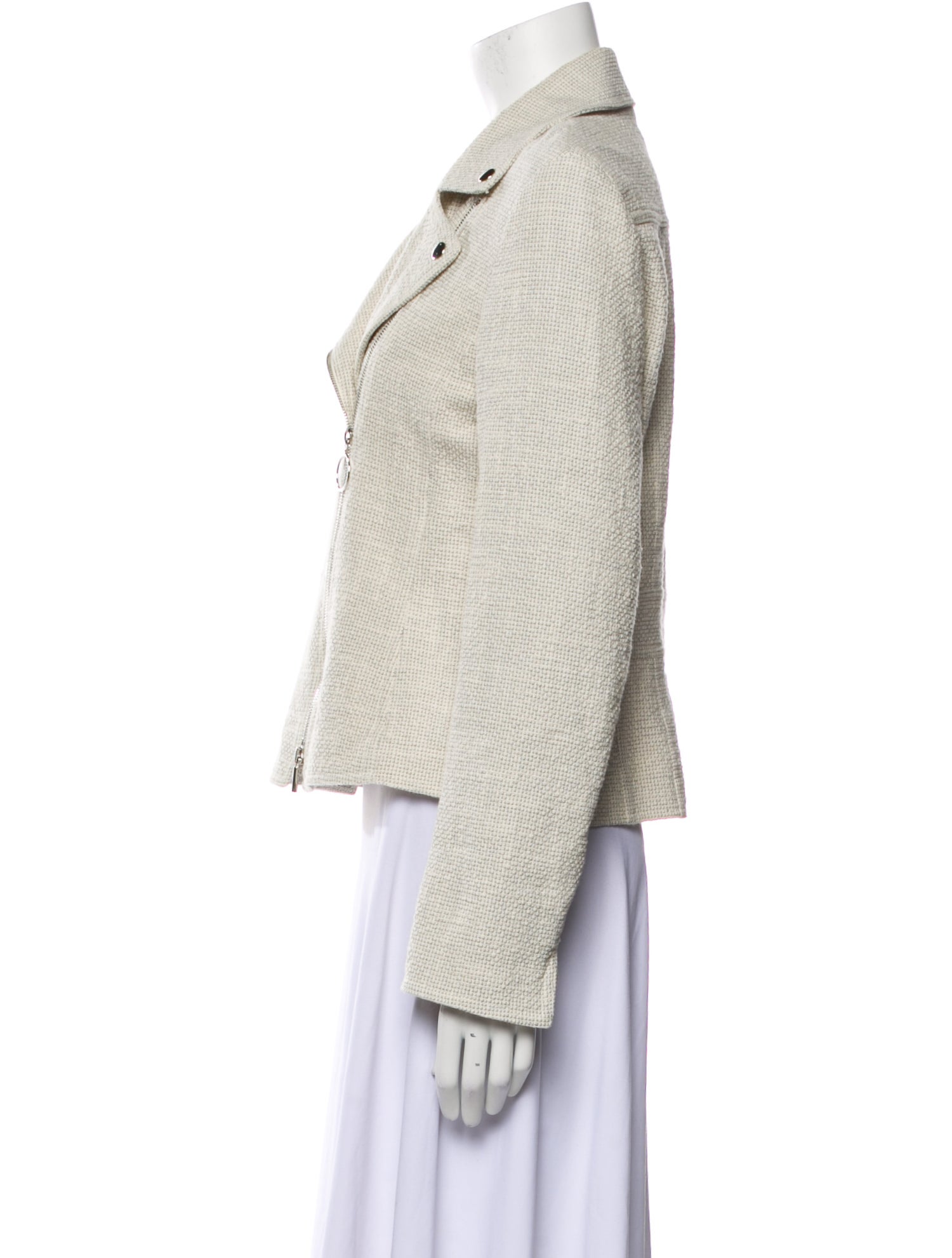 Akris Punto Tweed Pattern Blazer