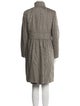 Akris Punto Wool Leather Trim Embellishment Dress Set