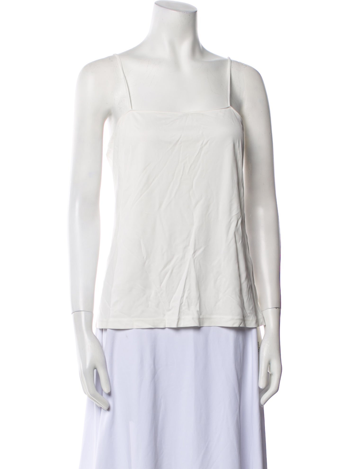 Akris Punto Square Neckline Sleeveless Top