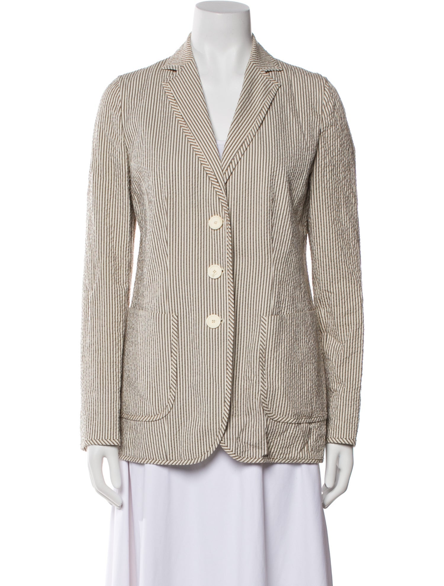 Akris Punto Striped Blazer