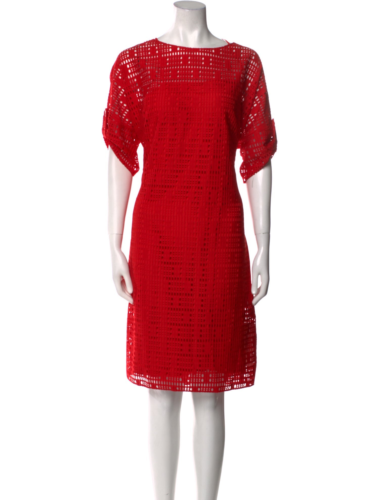 Akris Punto Bateau Neckline Knee-Length Dress