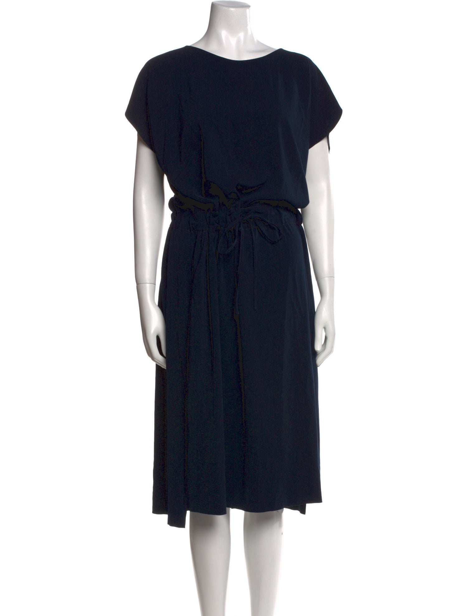 Akris Punto Bateau Neckline Midi Length Dress