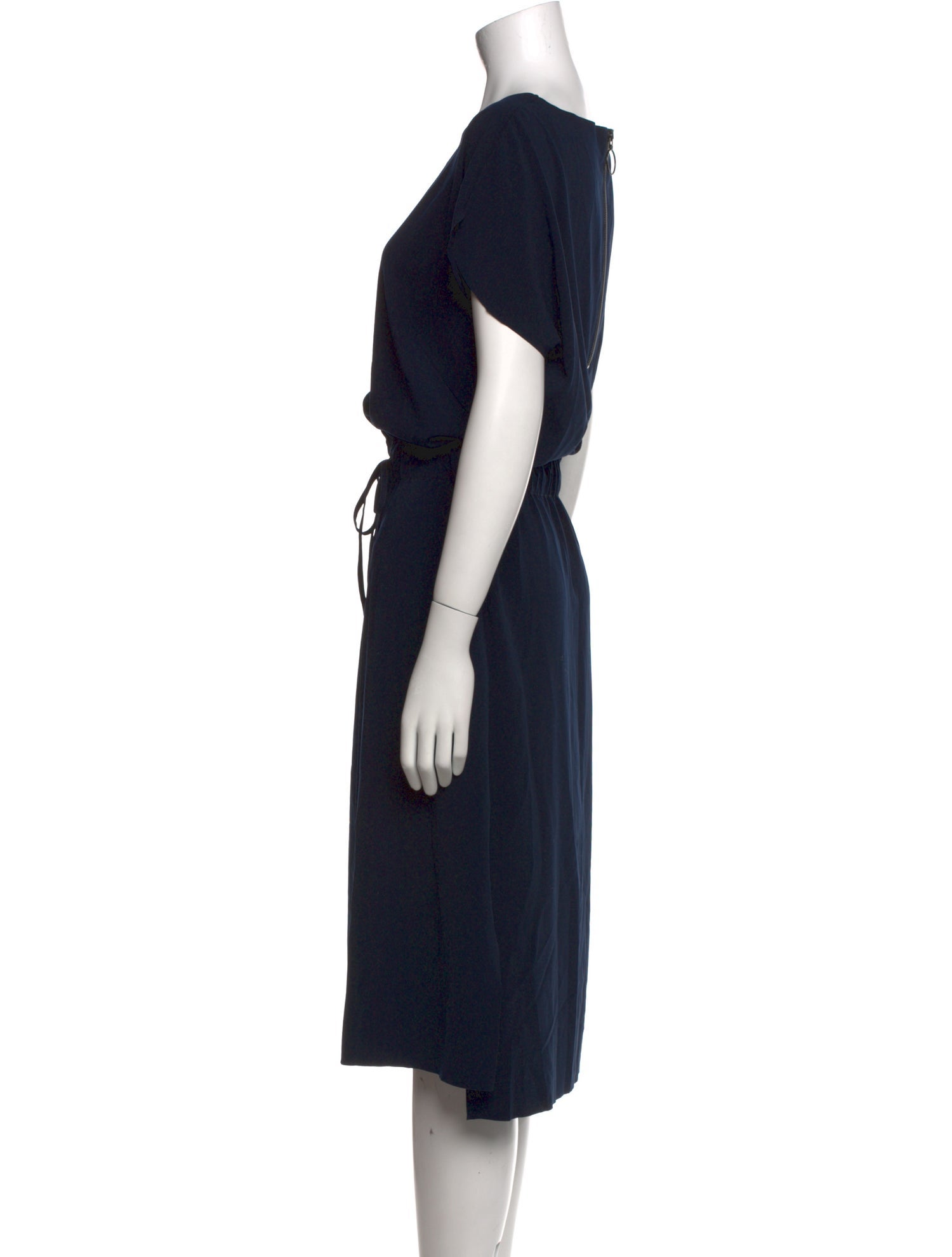 Akris Punto Bateau Neckline Midi Length Dress