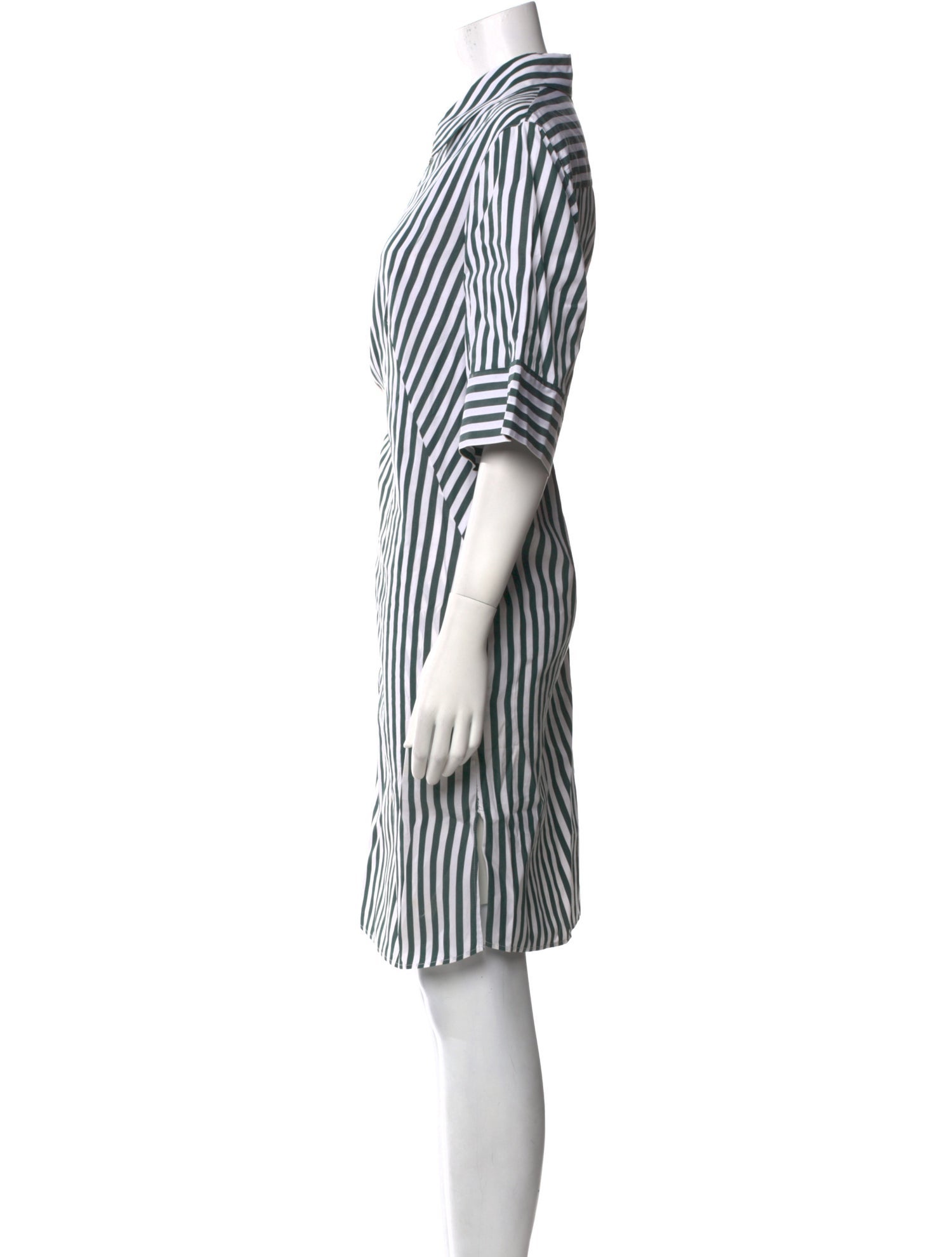 Akris Punto Striped Knee-Length Dress