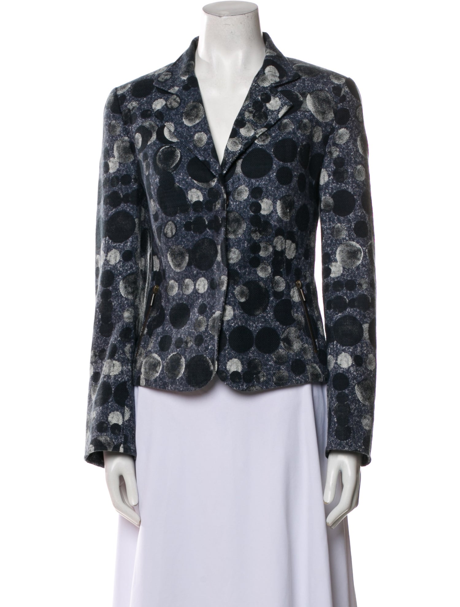 Akris Punto Floral Print Blazer