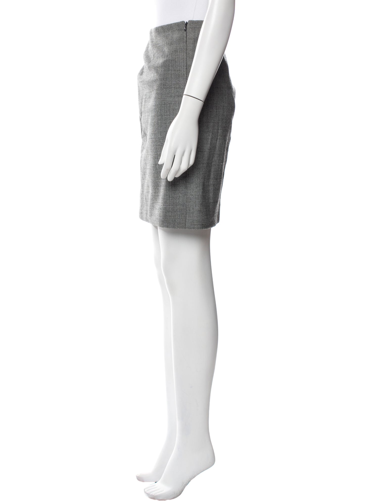 Akris Punto Wool Mini Skirt