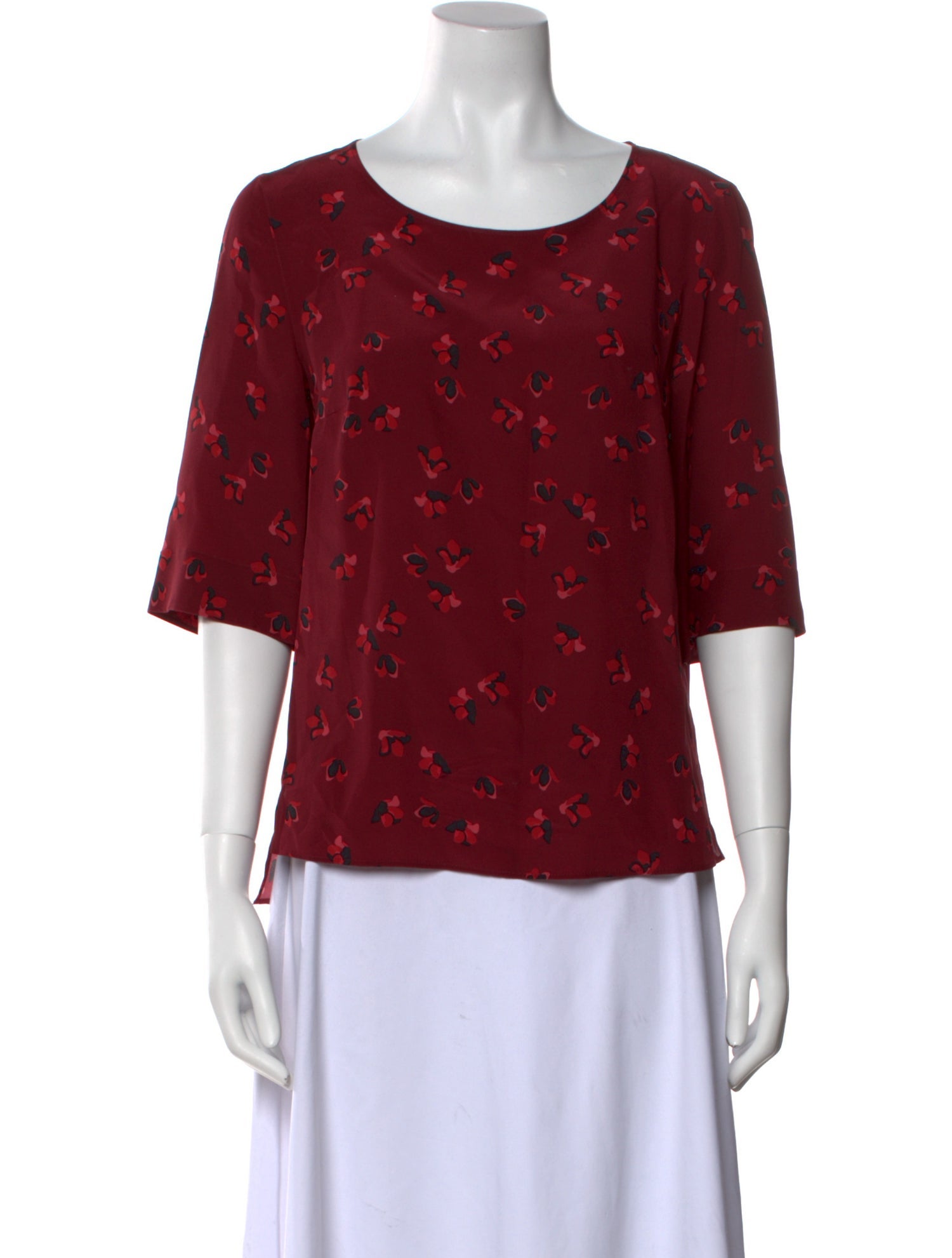 Akris Punto Silk Printed T-Shirt