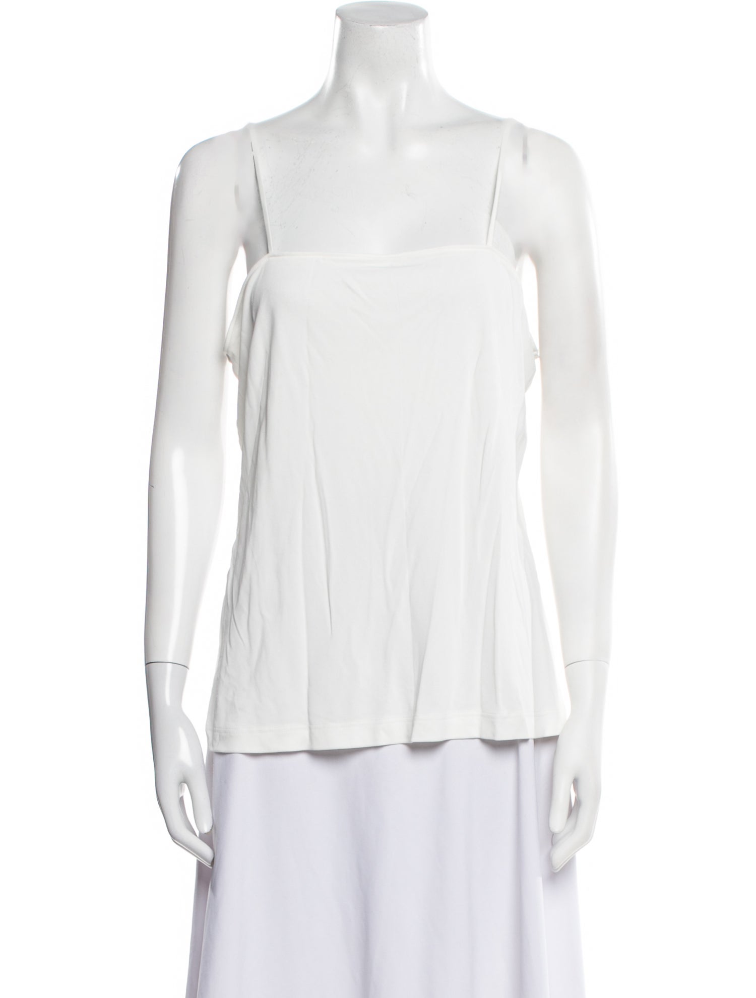 Akris Punto Square Neckline Sleeveless Top