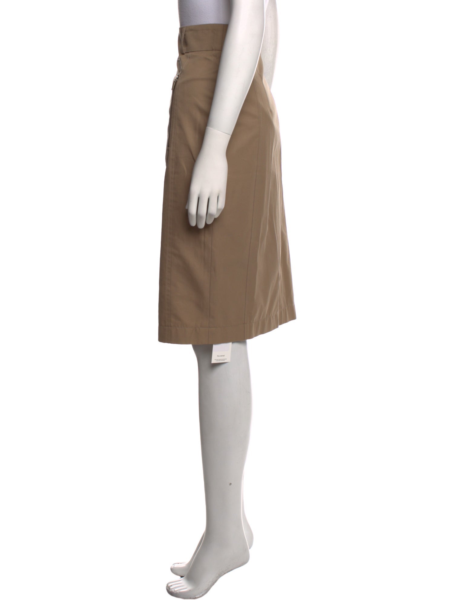 Akris Punto Pleated Accents Knee-Length Skirt