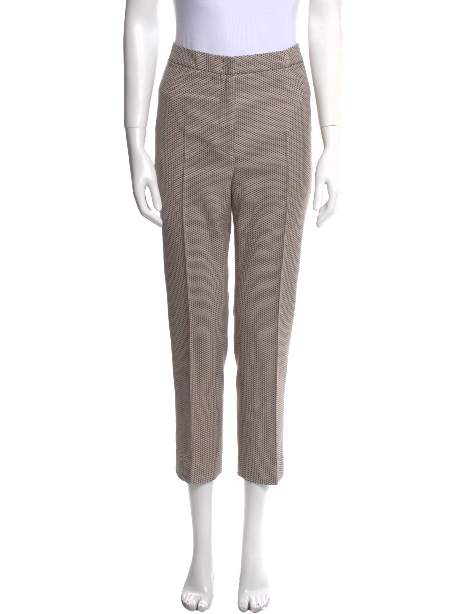 Akris Punto Printed Straight Leg Pants