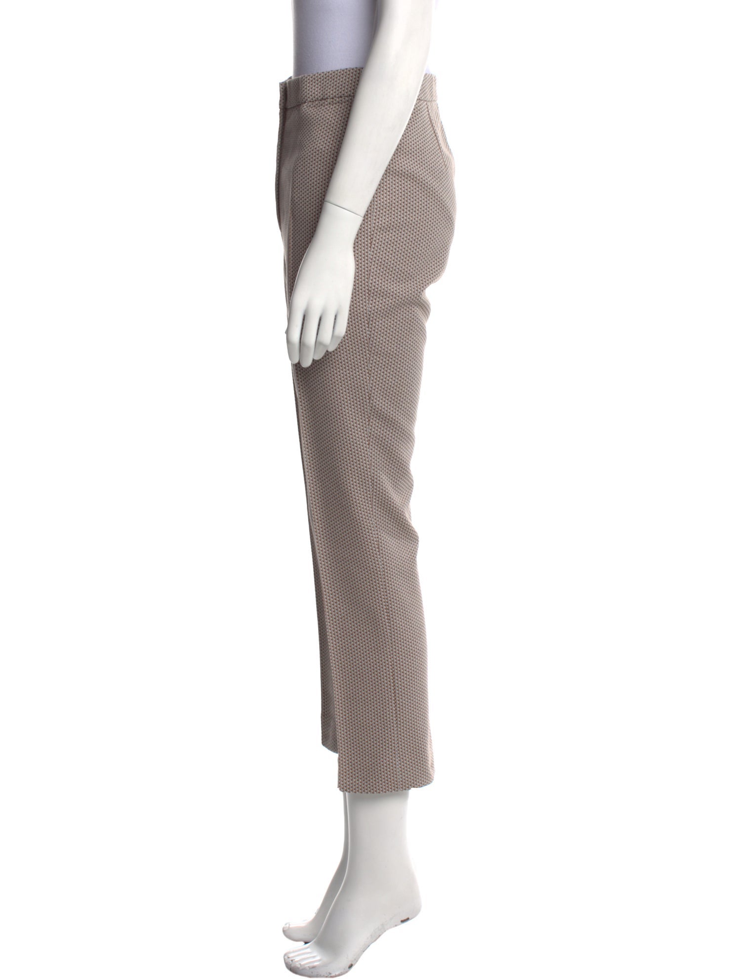 Akris Punto Printed Straight Leg Pants