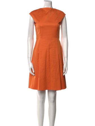 Akris Punto Bateau Neckline Mini Dress
