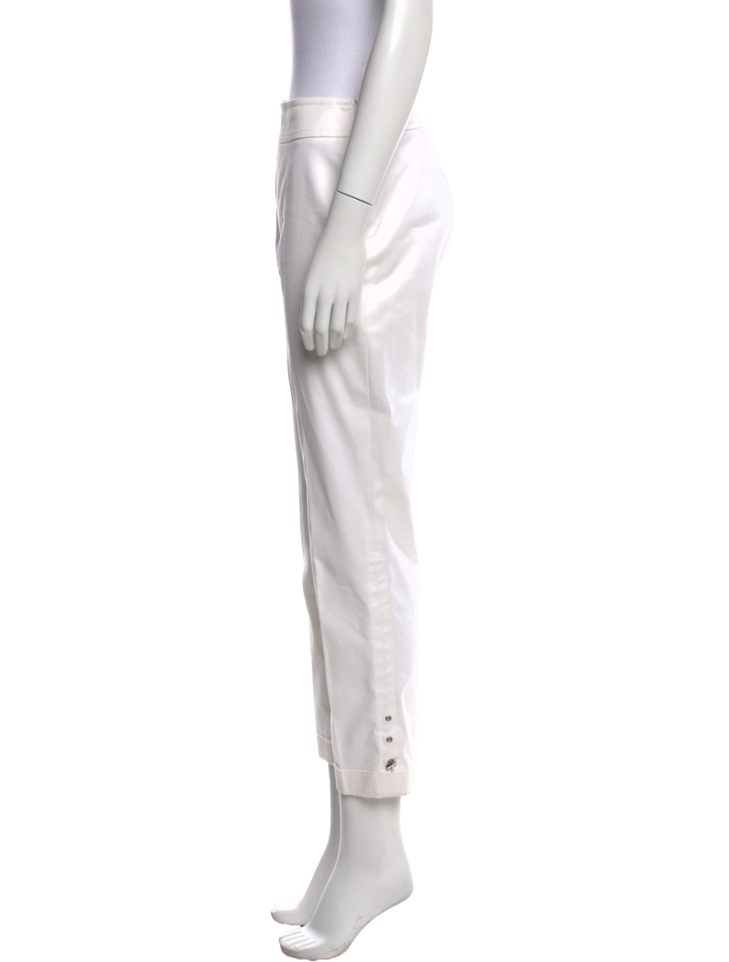 Akris Punto Virgin Wool Straight Leg Pants