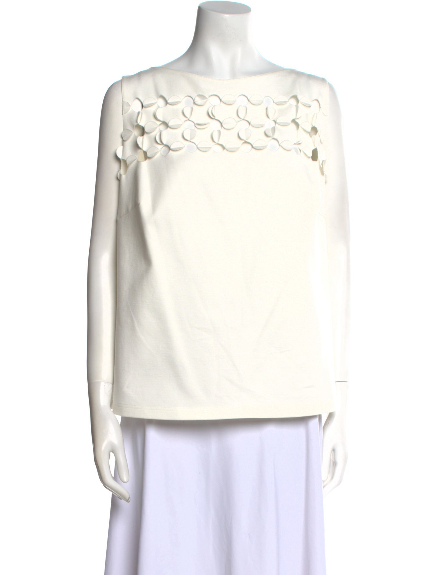 Akris Punto Bateau Neckline Sleeveless Blouse