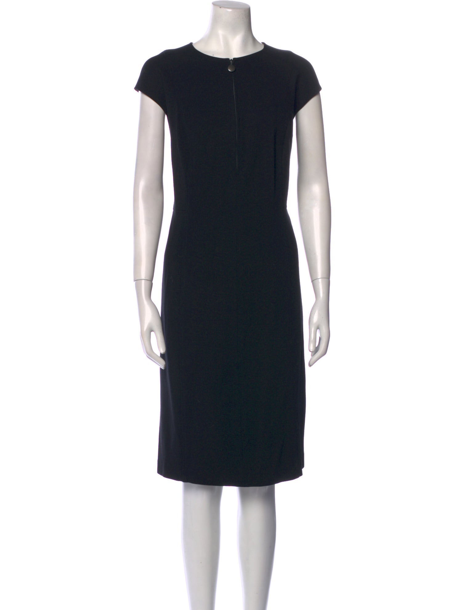 Akris Punto Crew Neck Knee-Length Dress