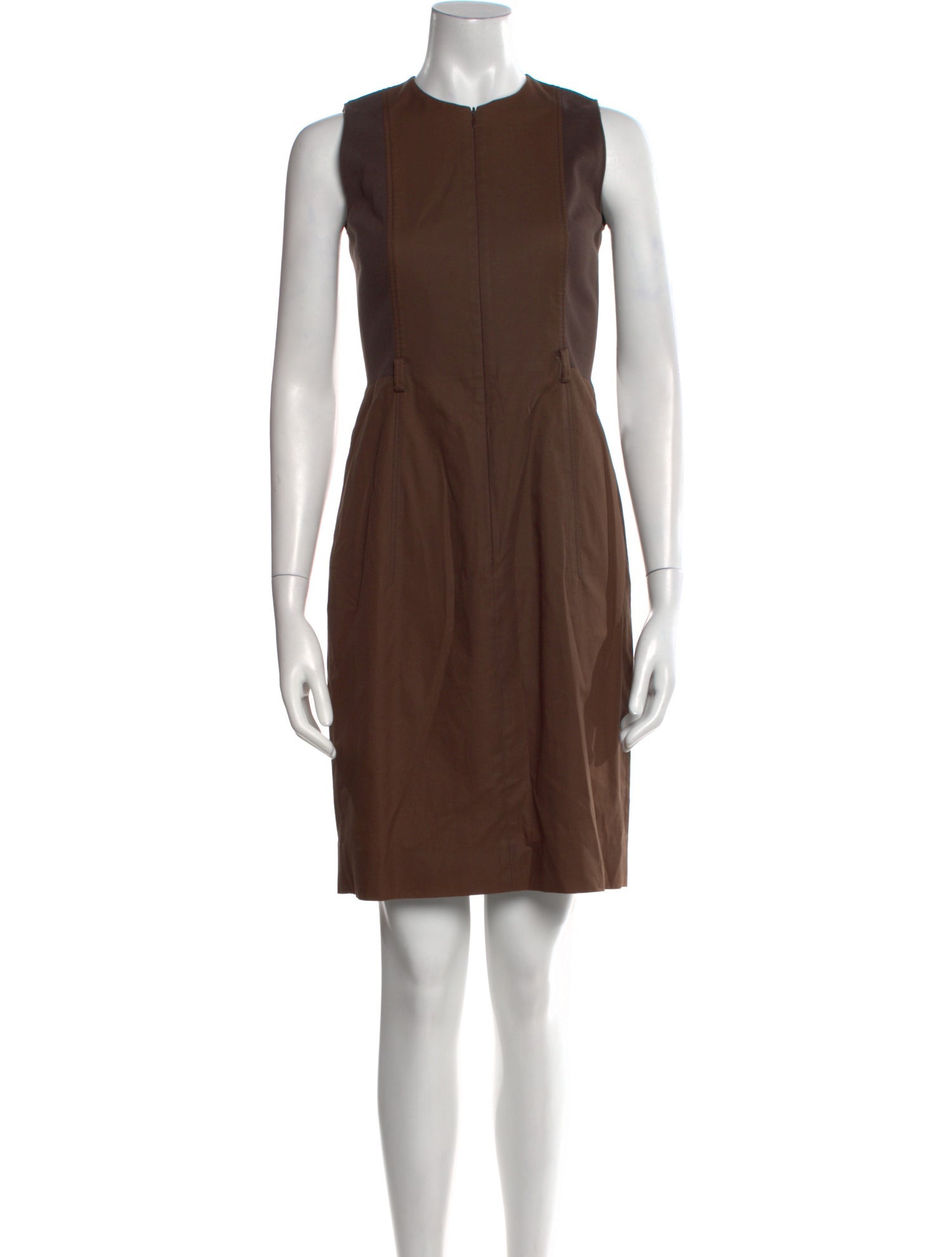 Akris Punto Crew Neck Knee-Length Dress