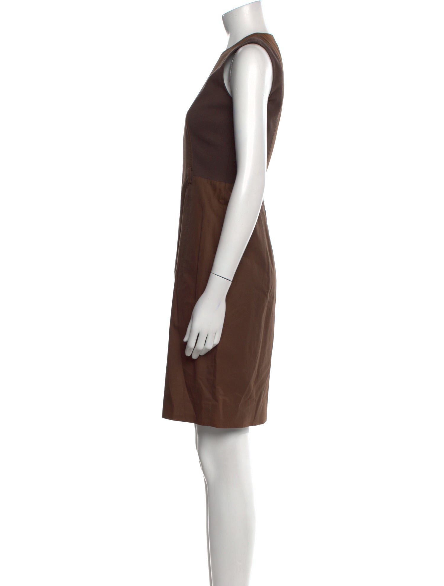 Akris Punto Crew Neck Knee-Length Dress