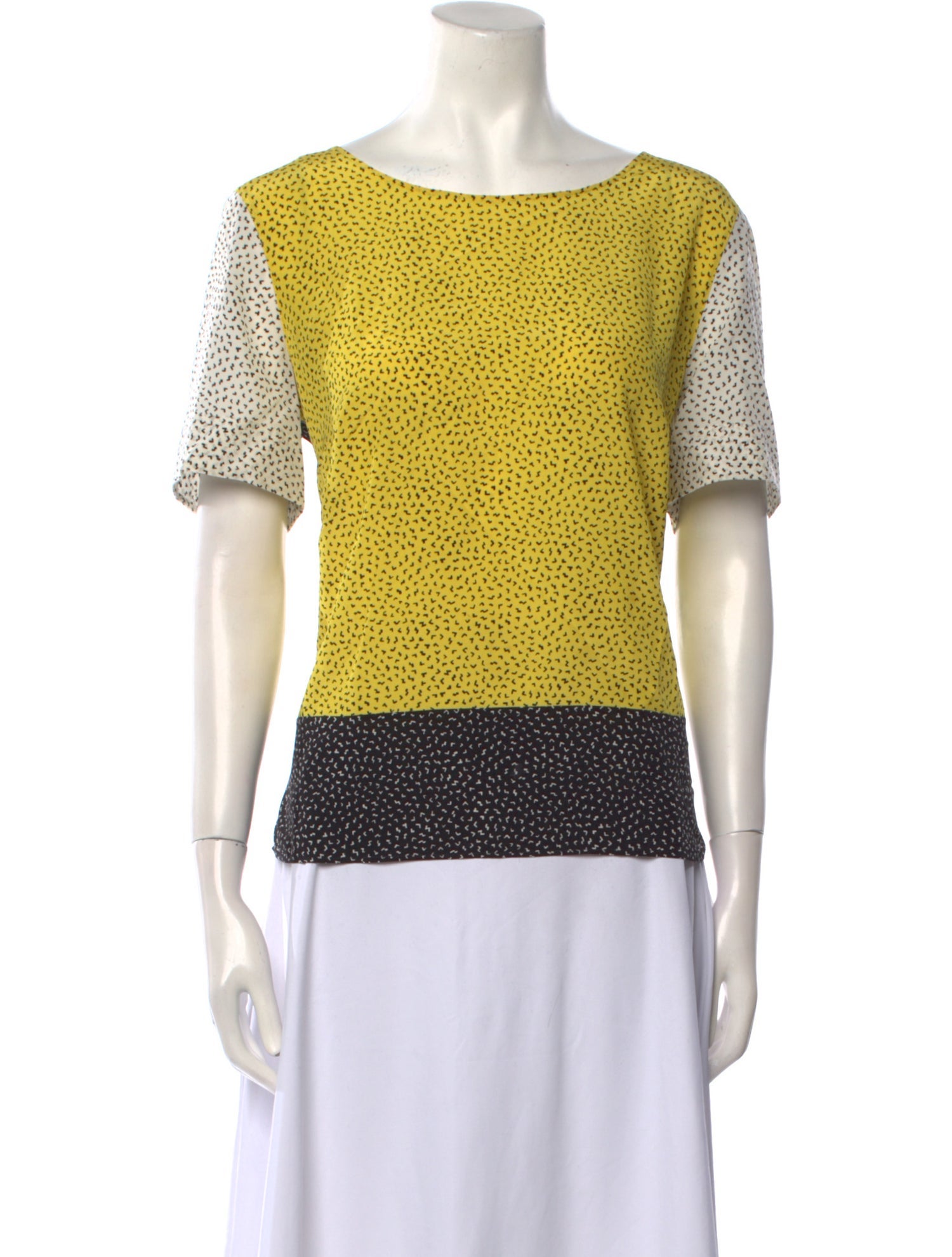 Akris Punto Silk Printed Top