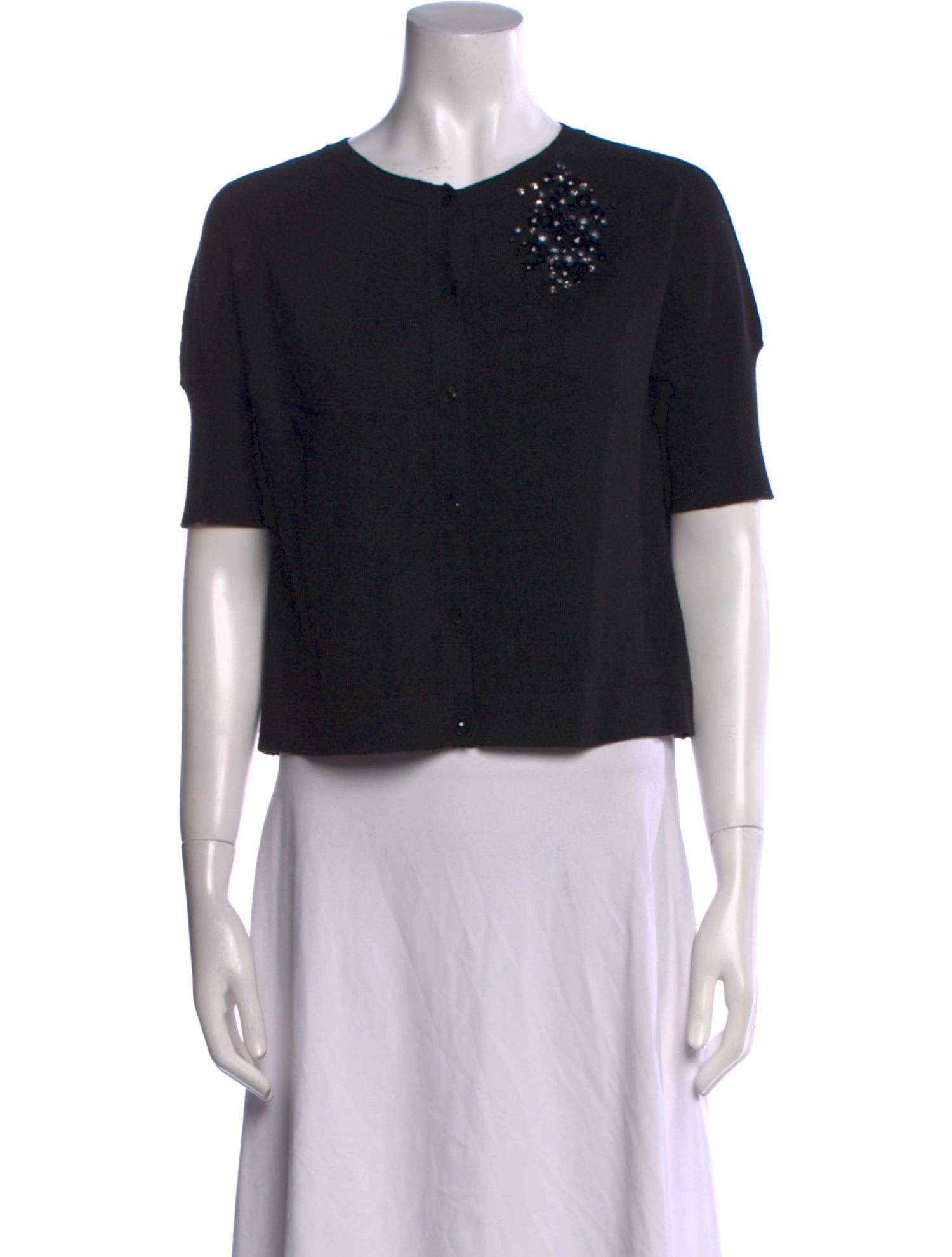 Akris Punto Wool Scoop Neck Sweater