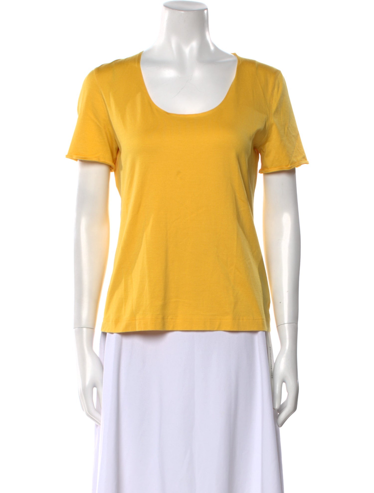 Akris Punto Scoop Neck Short Sleeve T-Shirt