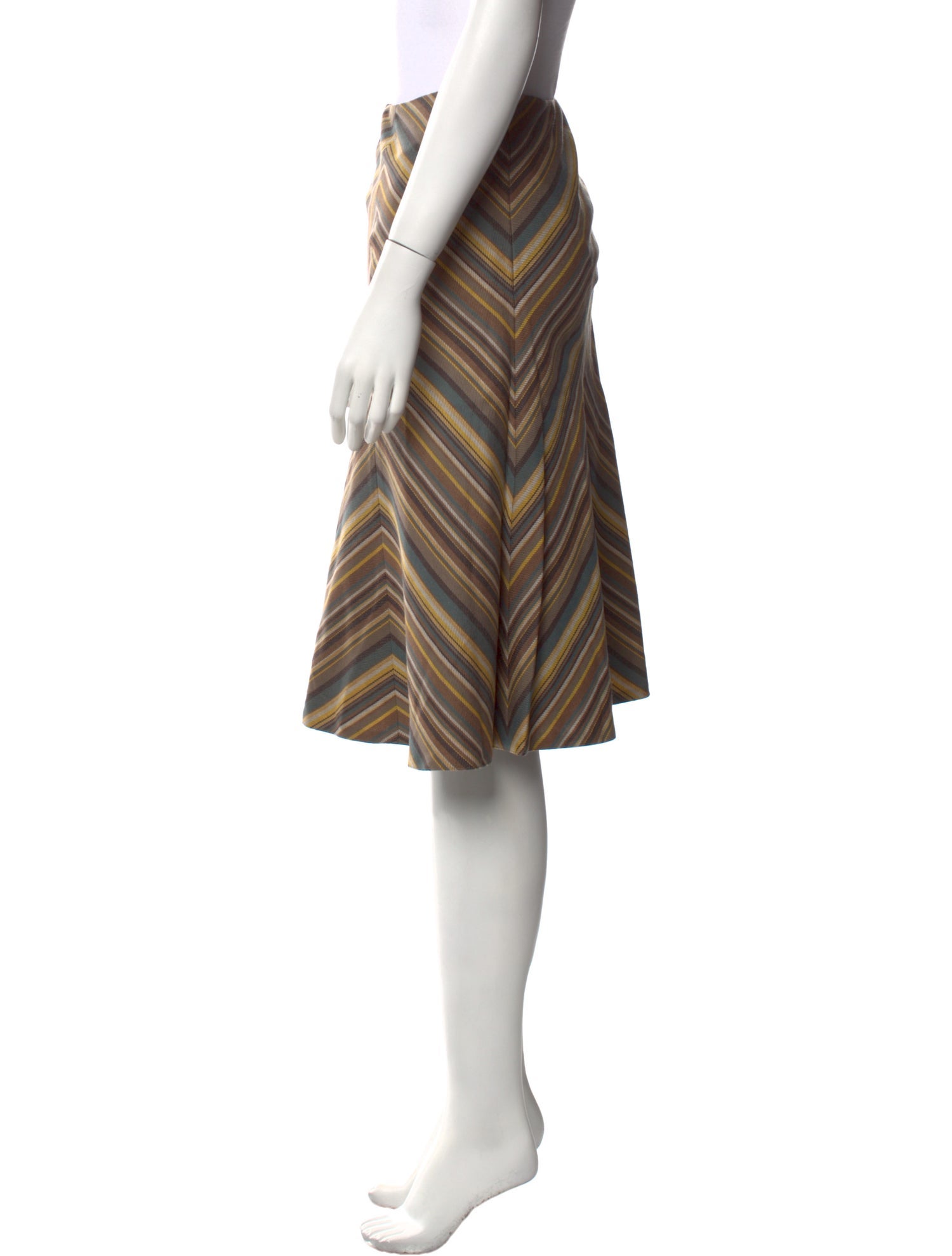 Akris Punto Wool Knee-Length Skirt