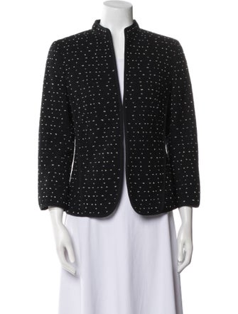 Akris Punto Wool Printed Jacket