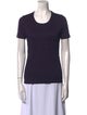 Akris Punto Scoop Neck Short Sleeve T-Shirt