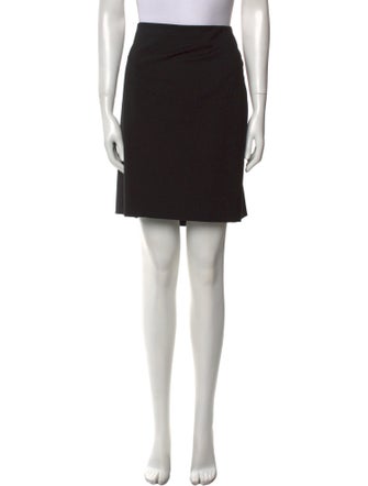 Akris Punto Pleated Accents Mini Skirt