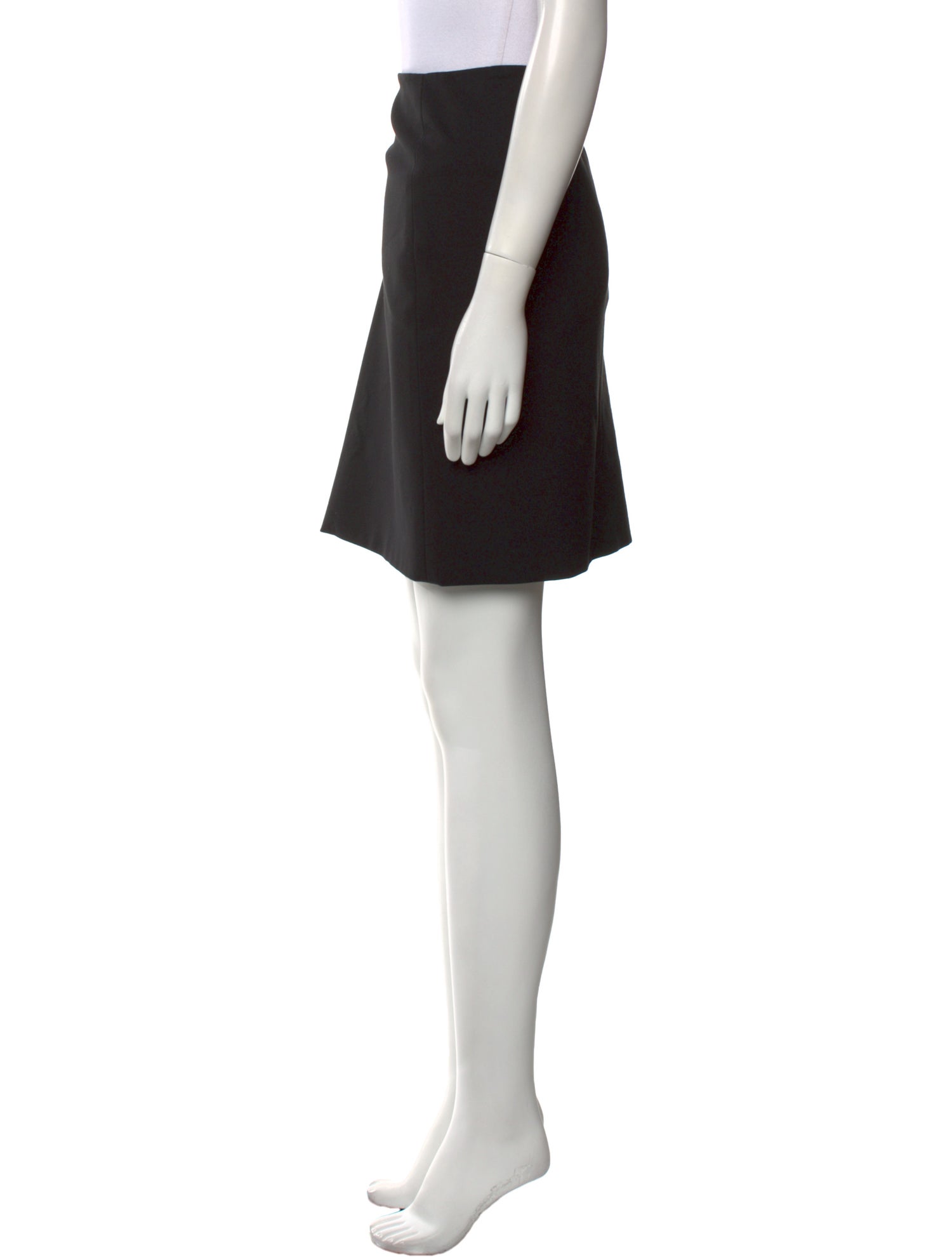 Akris Punto Pleated Accents Mini Skirt