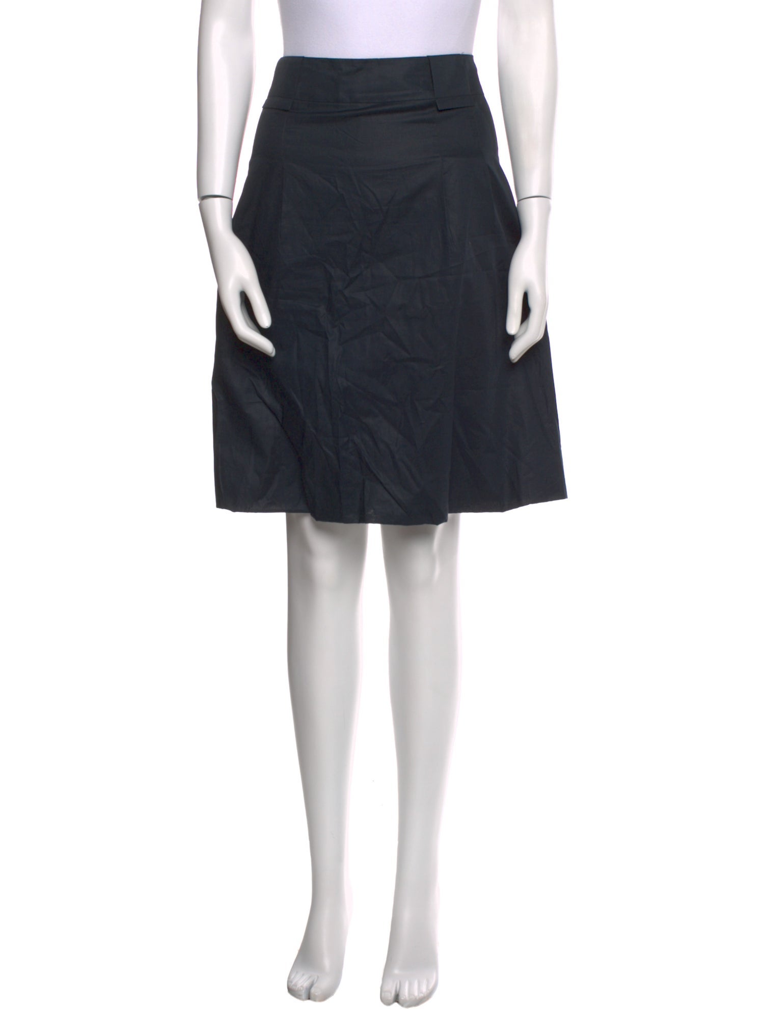 Akris Punto Cutout Accent Knee-Length Skirt