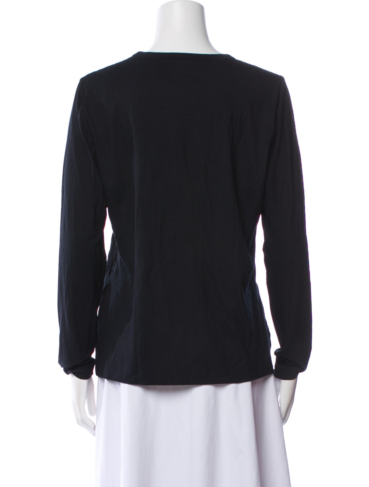 Akris Punto Scoop Neck Long Sleeve Top