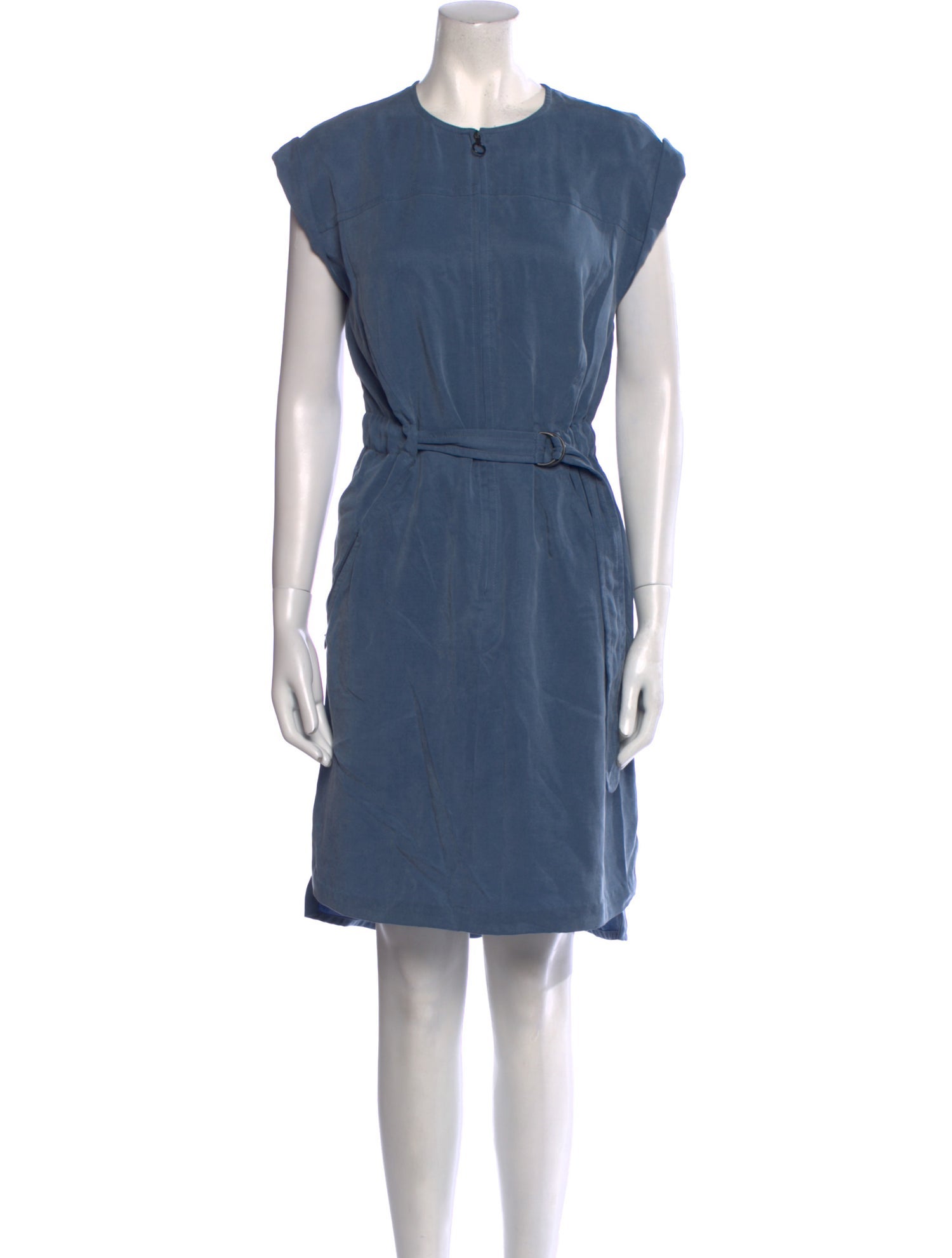 Akris Punto Crew Neck Knee-Length Dress