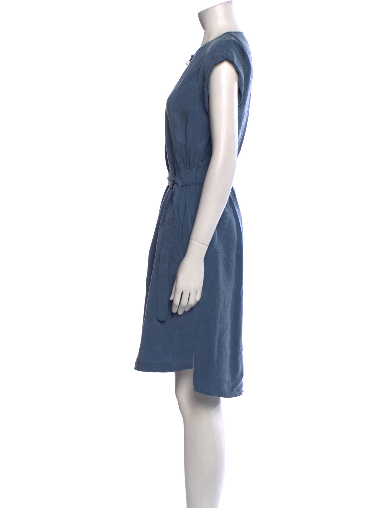 Akris Punto Crew Neck Knee-Length Dress