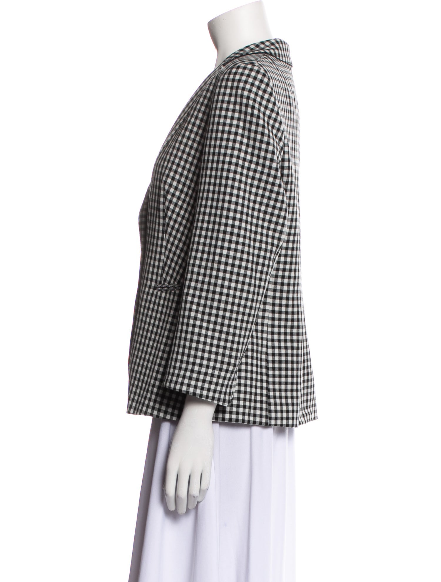 Akris Punto Plaid Print Blazer