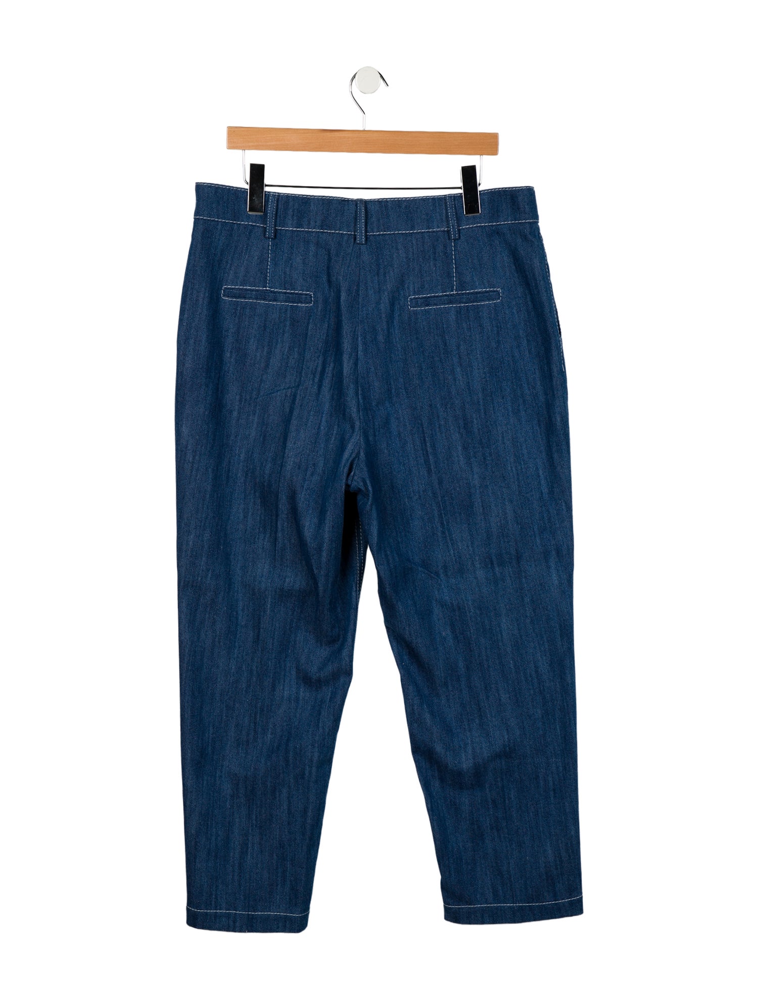 Akris Punto High-Rise Straight Leg Jeans